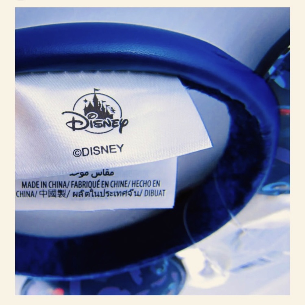 NWT Stitch All Over Print AOP Bow Ears Headband Disney Parks - Picture 6 of 8